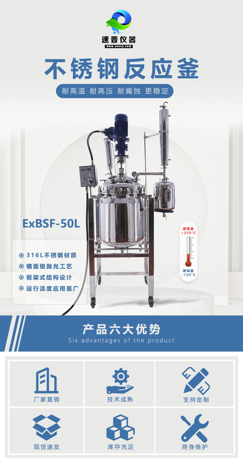 详情图2-常规不锈钢反应釜